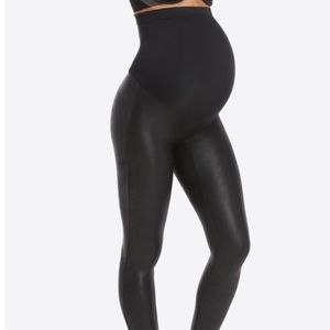 Maternity Spanx Faux Leather leggings